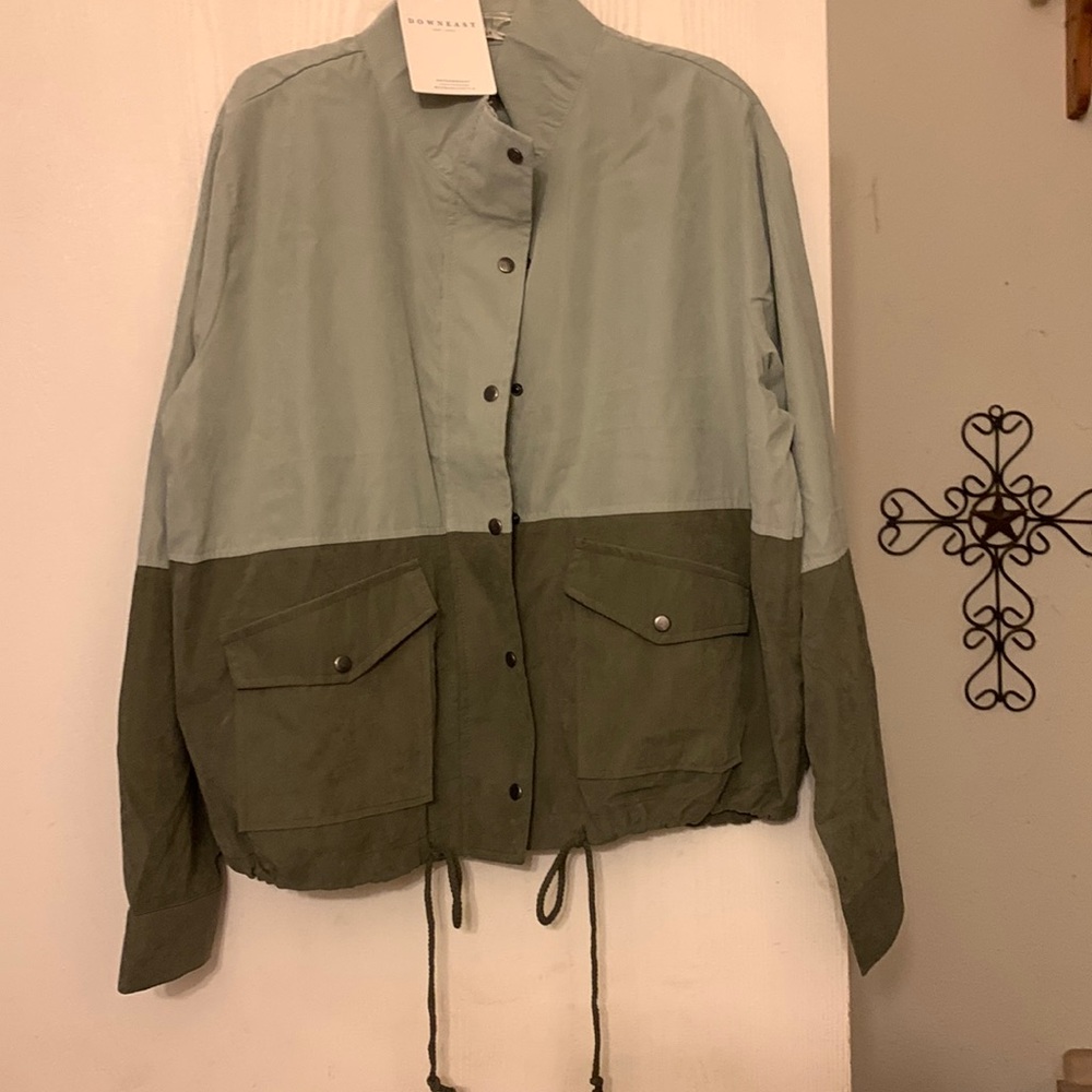 Downeast Bomber jacket light weight suede